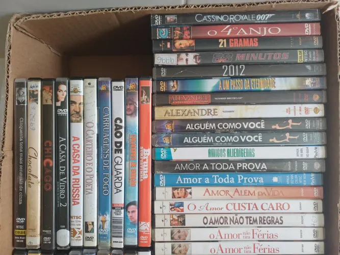 DVD originais - novos ou usados (preço unitário)