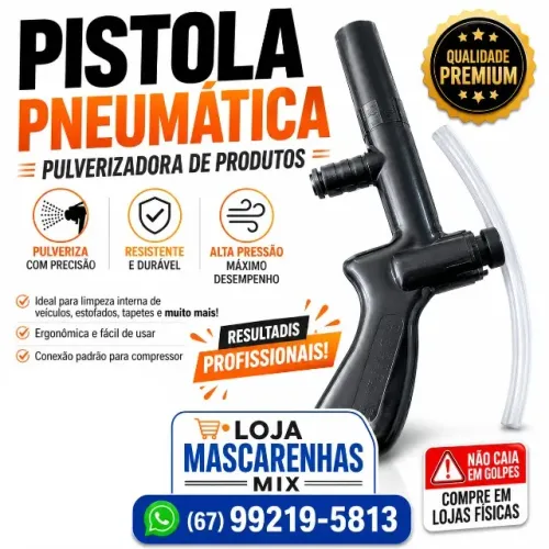 PISTOLA PNEUMÁTICA PULVERIZADORA DE PRODUTOS Cod: 0199