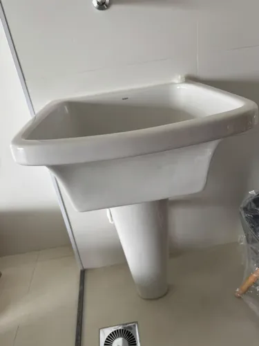 Tanque de Louça Incepa M 31 Litros com Coluna - Branco