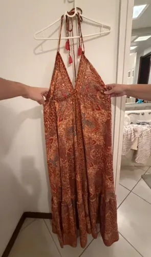 Vestido tamanho único estampado