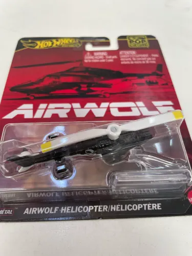 Carro Hot Wheels Premium Pop Culture - Airwolf (Águia de Fogo)