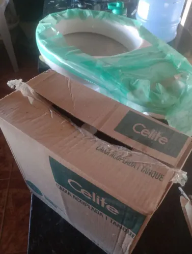 BACIA COM CAIXA ACOPLADA CELITE 6L