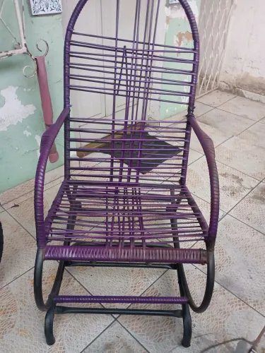 Cadeira de ferro de balanço 