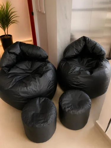 Puff bola com encosto