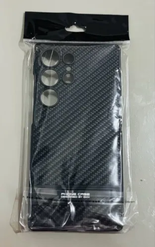 Capa para samsung galaxy s25 ultra fibra de carbono aramida anti-explosão capa protetora