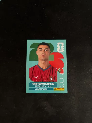 Figurinha cristiano ronaldo copa do mundo 2026