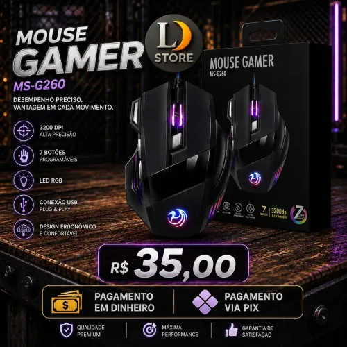 Mouse com RGB