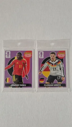 Kit extra stickers roxas Jérémy Doku e Florian Wirtz