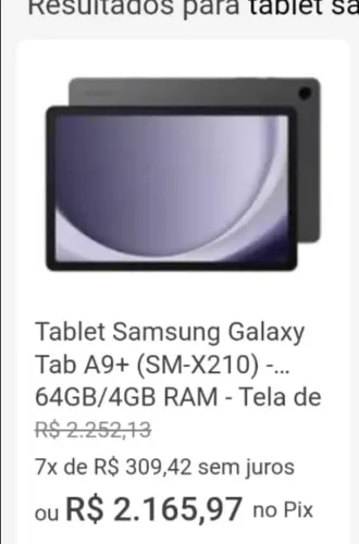 Samsung tab A9