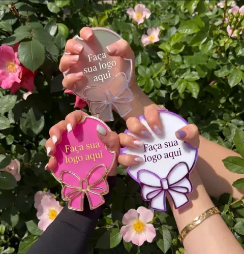 Placa para tirar fotos manicure Personalizado