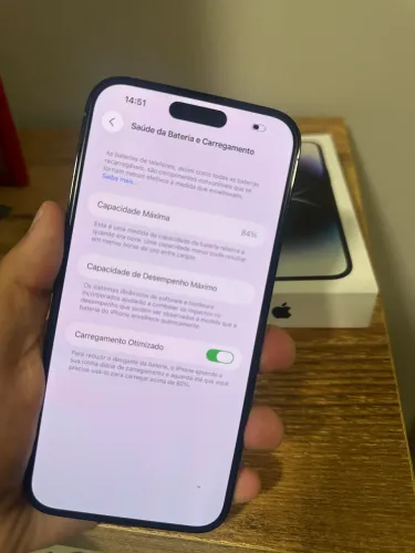 Iphone 14 pro max cinza 128Gb