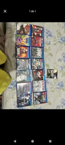 Lote 14 jogos PS4 Mídias Físicas Aceitamos OLX PAY 