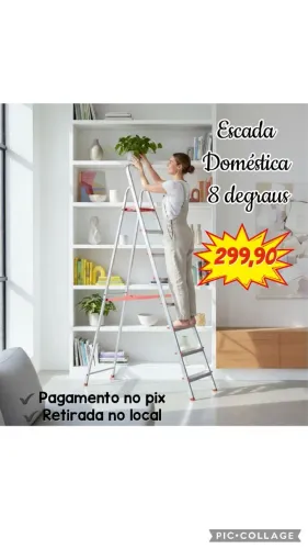 Escada Doméstica 8 degraus
