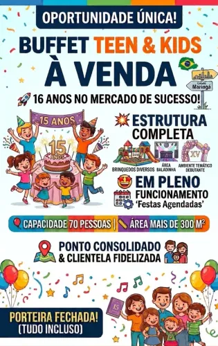 Vendo Buffet Teen e Kids