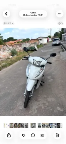 Moto biz branca