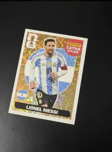 Figurinha Gold Extras Legend Messi Ouro 2026