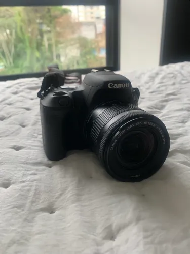 Canon EOS SL2 + Lente 18-55 IS STM + SD 64GB NOVO | Excelente Estado