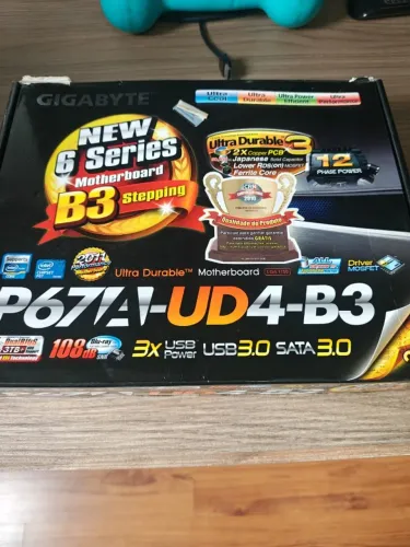 Kit Placa mãe Gigabyte P67A + I7 3770 + 8gb DDR3 + Cooler