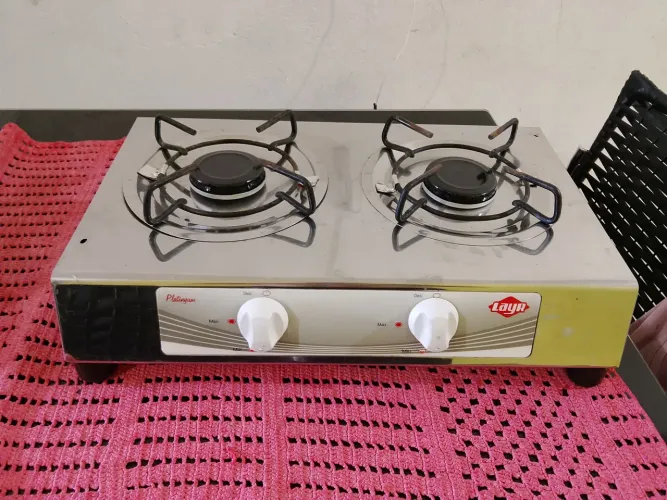Fogão de inox 2 bolcas 