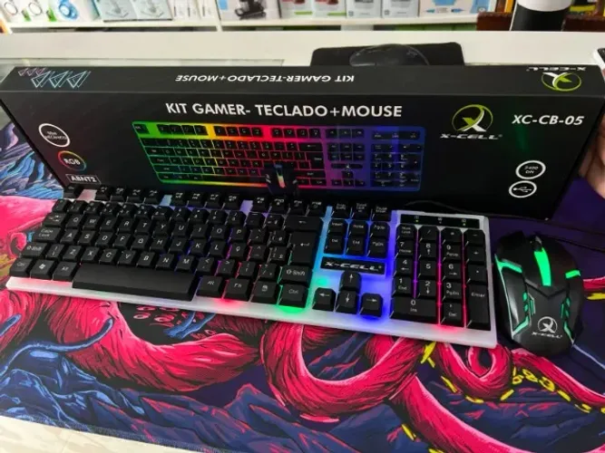 teclado gamer novo