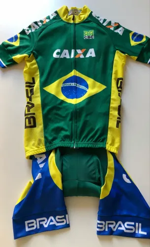 Conjunto roupa de ciclismo 
