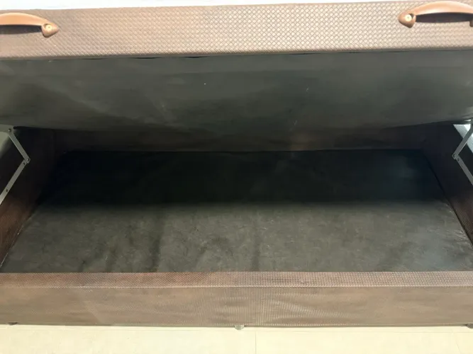 Cama Solteiro King Size com Box Baú