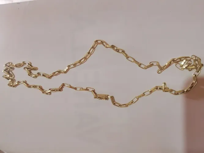 Corrente de moeda antiga 70cm