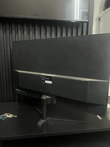 Monitor 24" e Teclado Mecânico Led Rgb Branco R$ 300 pra retirar