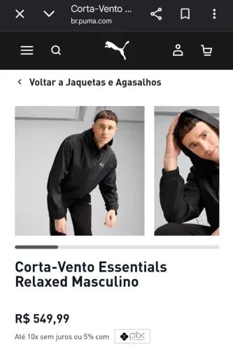 Corta Vento puma EGG