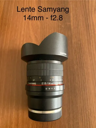 Vendo Lente Samyang 14mm F2.8 Para Sony (Usado) - Linda - Sem Fungos