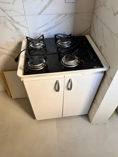 Cooktop Fischer 4 bocas com armário 