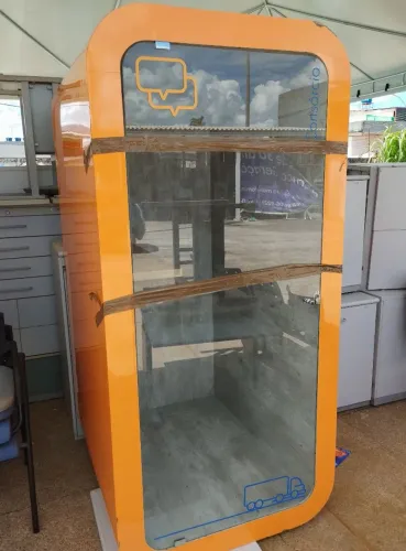 Guarita de guarda móvel