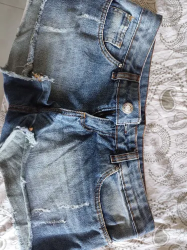Short jeans curto sem Lycra, veste 38/40