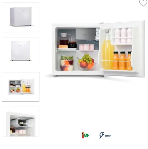 Frigobar Midea 45 Litros Branco MRC06B1 110V