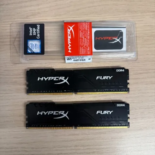 Memória Ram DDR 4 Kingston Fury 16GB (2x8GB) 3200Mhz CL16
