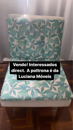 Poltrona/cadeira da Luciana Móveis super confortável