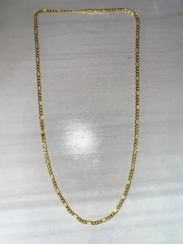 Cordão prata banhado ouro 18k 