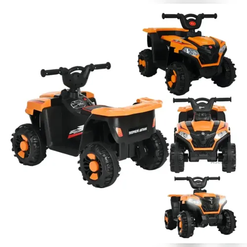 Quadriciclo Eletrico Infantil 6v Zippy Toys Cor Laranja