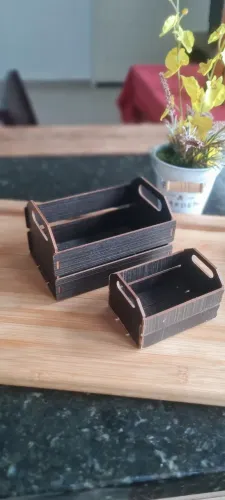 Caixinhas de Madeira para decoração, suporte de guardanapo, político, delicado e leve.