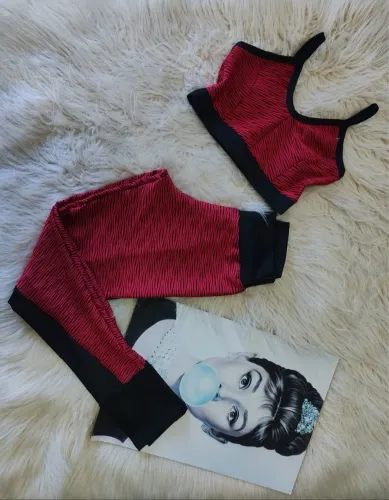 Conjunto, cropped e calça, moda fitness, feminina