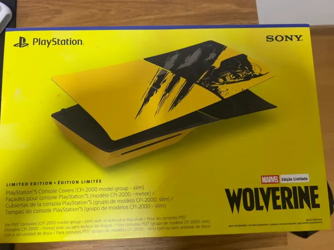 Faceplate Wolverine Ps5 Slim lacrado
