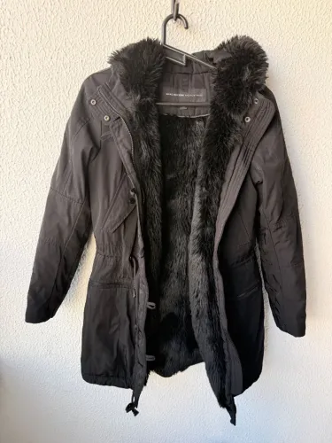 casaco de frio, Marc New York , com capuz e pelo