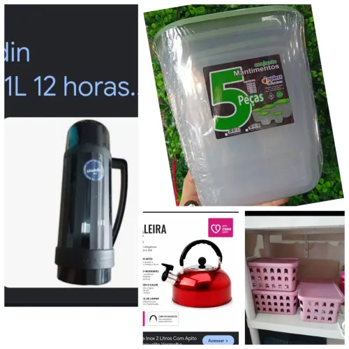 Itens de cozinha novos