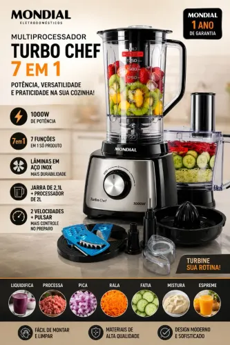 Multiprocessador Turbo Chef - Mondial