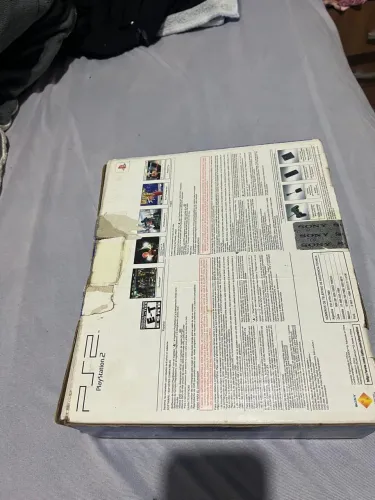 Sony Playstation 2 Slim Standard Charcoal Black Na Caixa (Usado