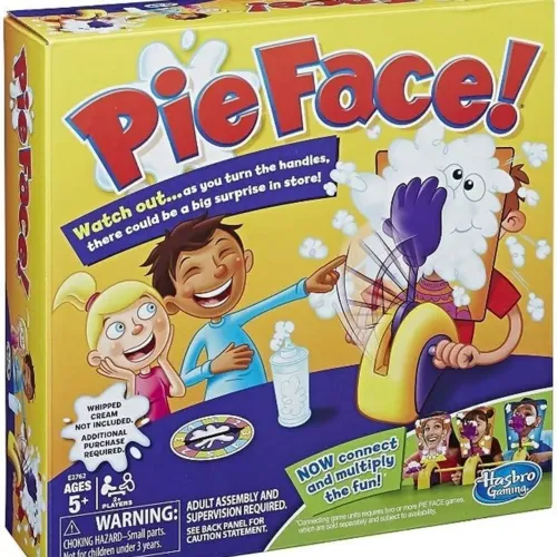 Jogos Pie Face e Bate Marshmallow