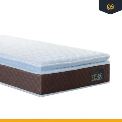 Colchão Solteiro Espuma D33 Pillow Top Premium