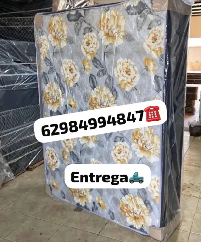 Cama box casal e solteiro (entrego)