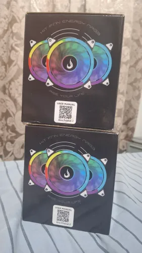 KIT 6 FANS RISE MODE RGB 120MM