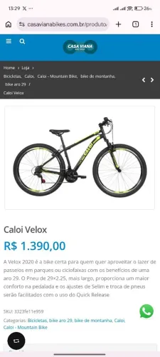 Bicicleta aro 29